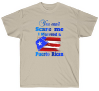 Thumbnail for Can't Scare Me, I'm Married to PR Unisex Ultra Cotton Tee