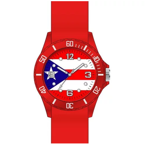 Puerto Rico Flag Unisex Watch