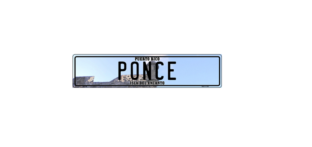 Ponce Wall, Fence or Street Sign