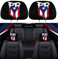 Thumbnail for PR Flag Car Headrest Covers