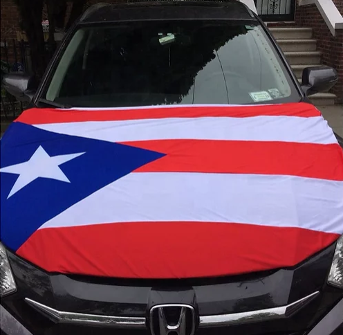 Puerto Rico Car Hood Cover (3.3' x 5')