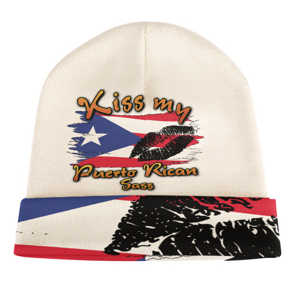 Kiss My Puerto Rican SASS - Knitted Beanie