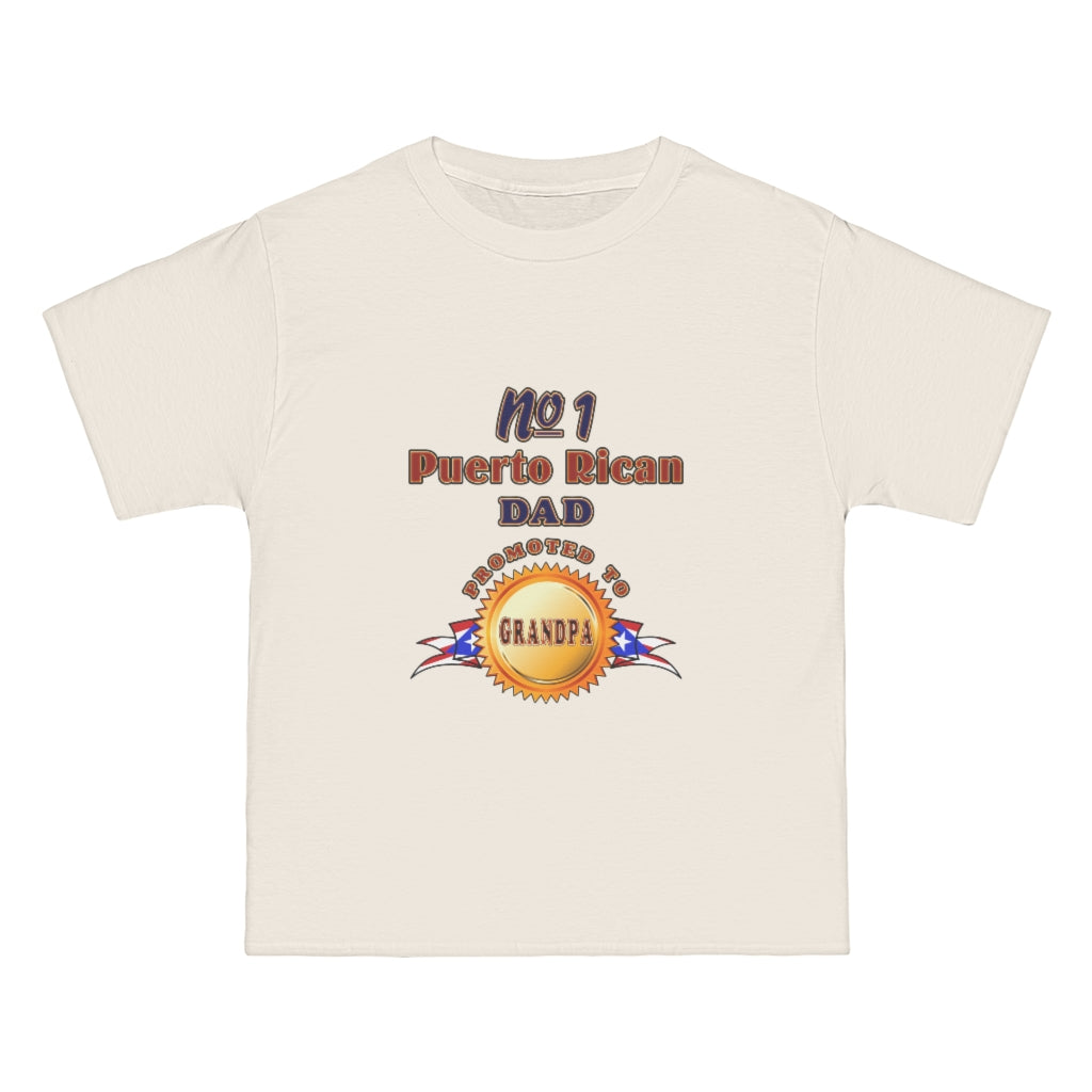 # 1 Dad Promoted To Grandpa - Beefy-T®  Short-Sleeve T-Shirt