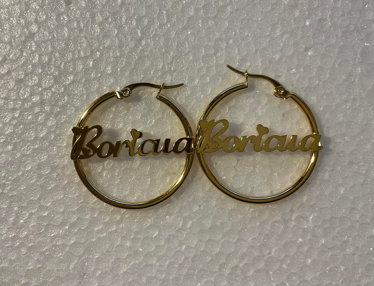 Boricua 1.25" Hoop Earrings
