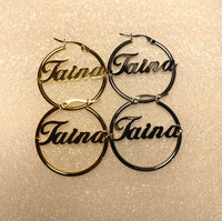 Thumbnail for Taina Hoop Earrings 1.25