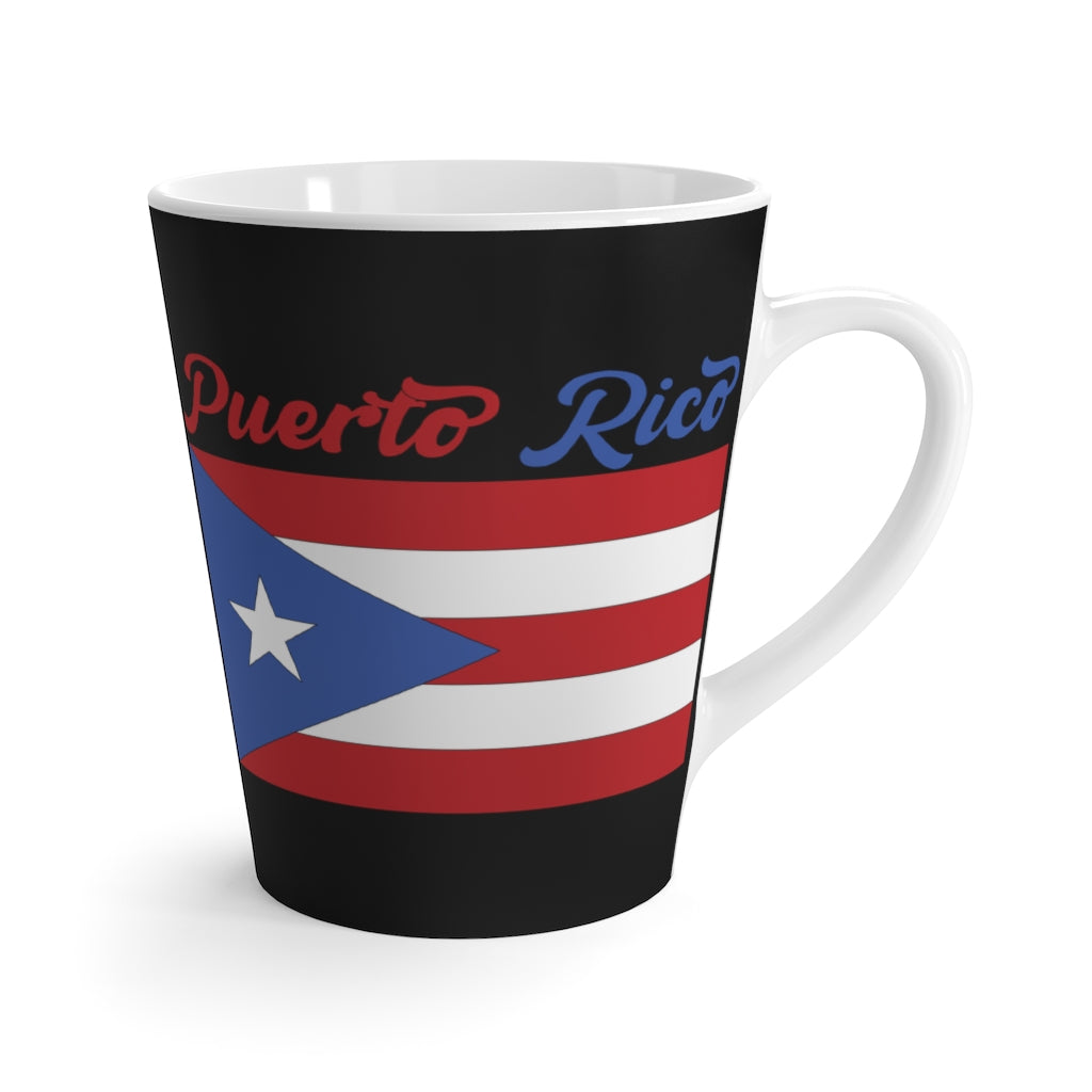Puerto Rico Flag Latte Mug 12oz