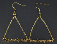 Thumbnail for Puertorriquena Triangle Earrings