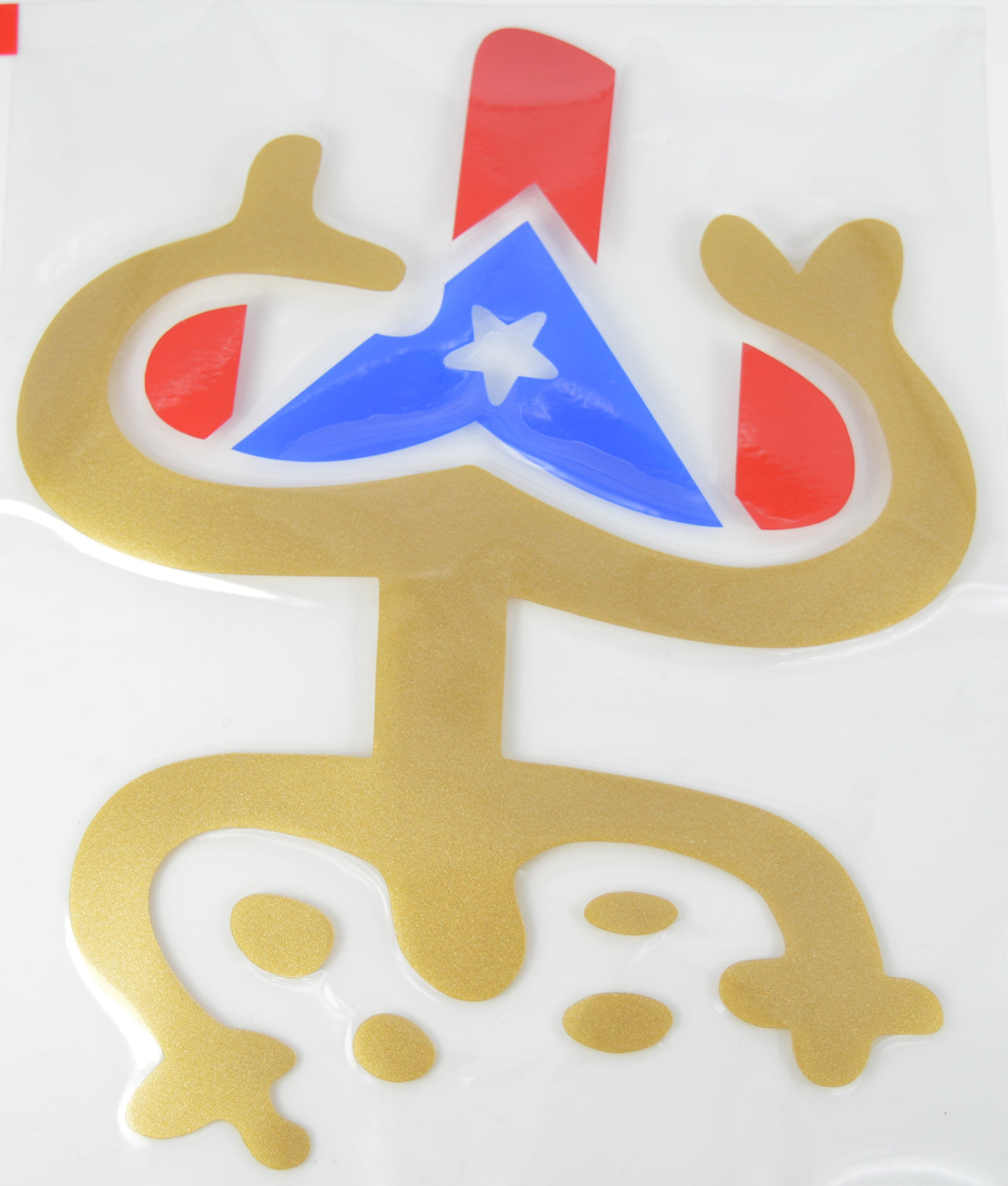 Puerto Rico Flag Coqui Taino Decal