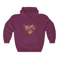 Thumbnail for Puerto Rico Heart Abstract Unisex Heavy Blend™ Hooded Sweatshirt