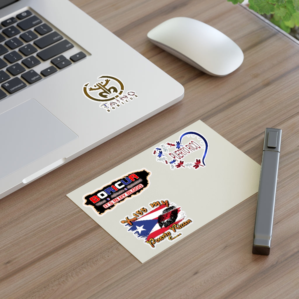 4 Puerto Rico Themed Sticker's Per Sheet (Set 2)