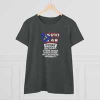 Thumbnail for Strong Puerto Rican Woman Because...Women's Heavy Cotton Tee