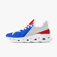 Thumbnail for Puerto Rico Flag - Bounce Mesh Knit Sneakers - White