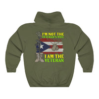 Thumbnail for Not The Veteran's Wife, I Am The veteran (Small-5XL) Unisex Heavy Blend™ Hoodie
