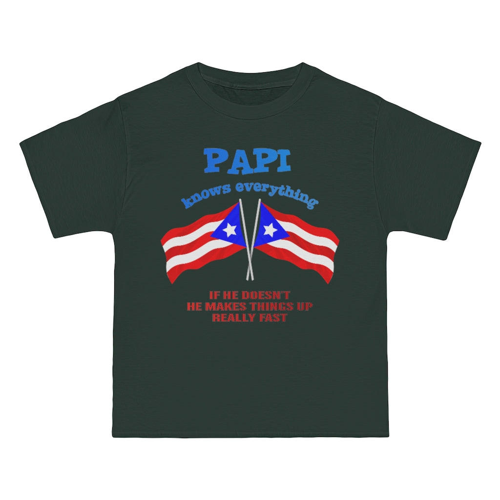 Papi Knows Everything - Beefy-T®  Short-Sleeve T-Shirt