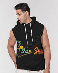 Thumbnail for San Juan Pride Men's Premium Heavyweight Sleeveless Hoodie