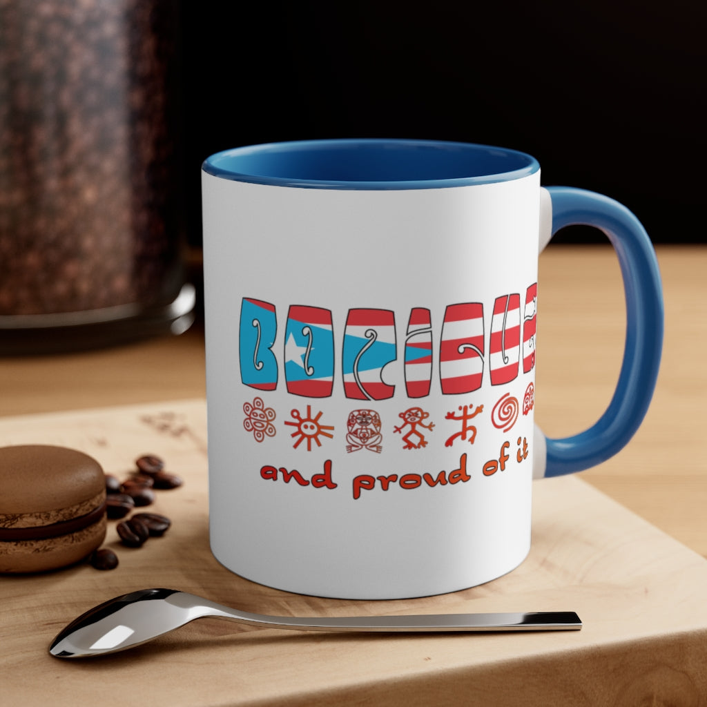 Proud Boricua - Accent Coffee Mug, 11oz