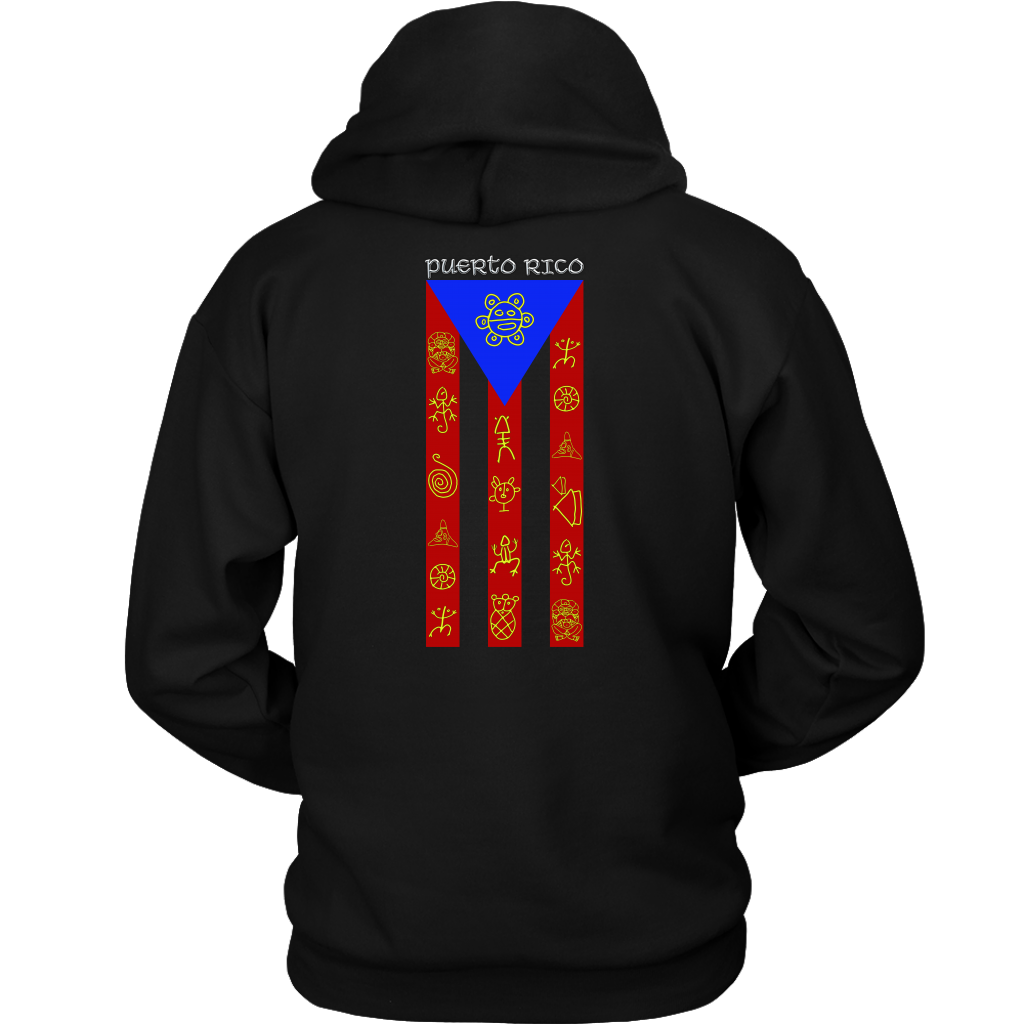 BORI STYLE FRONT/BACK IMAGES - HOODIE - Puerto Rican Pride