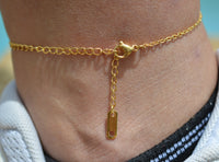 Thumbnail for Boricua Dangle Anklet (Gold or Silver)
