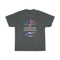 Thumbnail for American Grown With Puerto Rican Roots - Unisex Heavy Cotton Tee