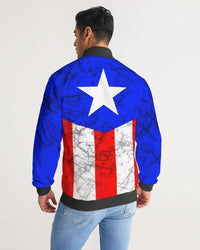 Thumbnail for SAN JUAN PREMIUM Stripe-Sleeve Track Jacket - Puerto Rican Pride