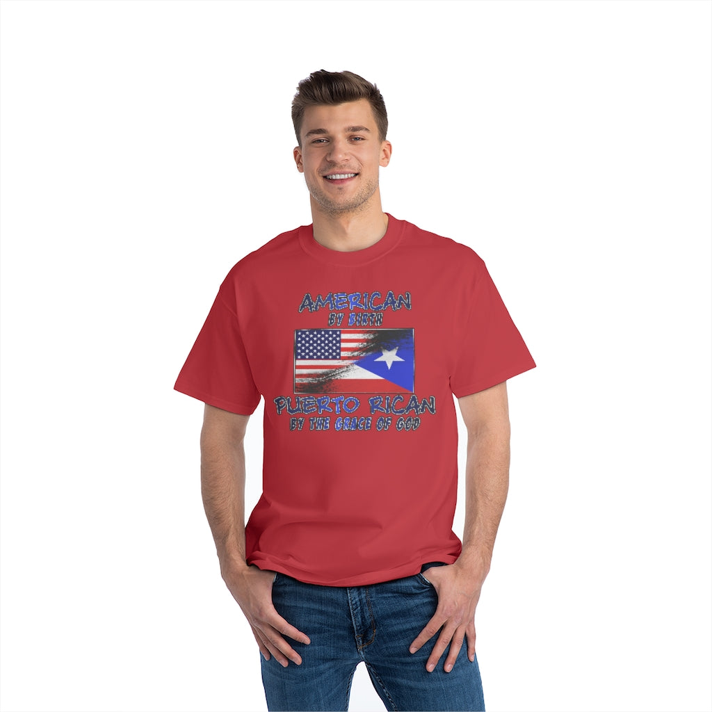 PR BY THE GRACE OF GOD - Beefy-T®  Short-Sleeve T-Shirt