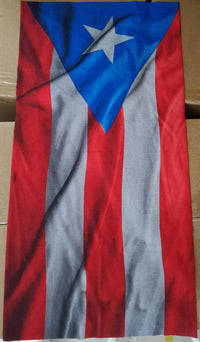 Thumbnail for Puerto Rican Flag Neck Gaiter - Face Tube