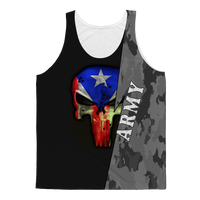 Thumbnail for Army Skull All-Over-Print Tank Top