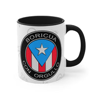 Thumbnail for Boricua Con Orgullo - Accent Coffee Mug, 11oz