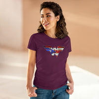 Thumbnail for Boricua Wonder Woman 3 Ladies' 5.3 oz. T-Shirt