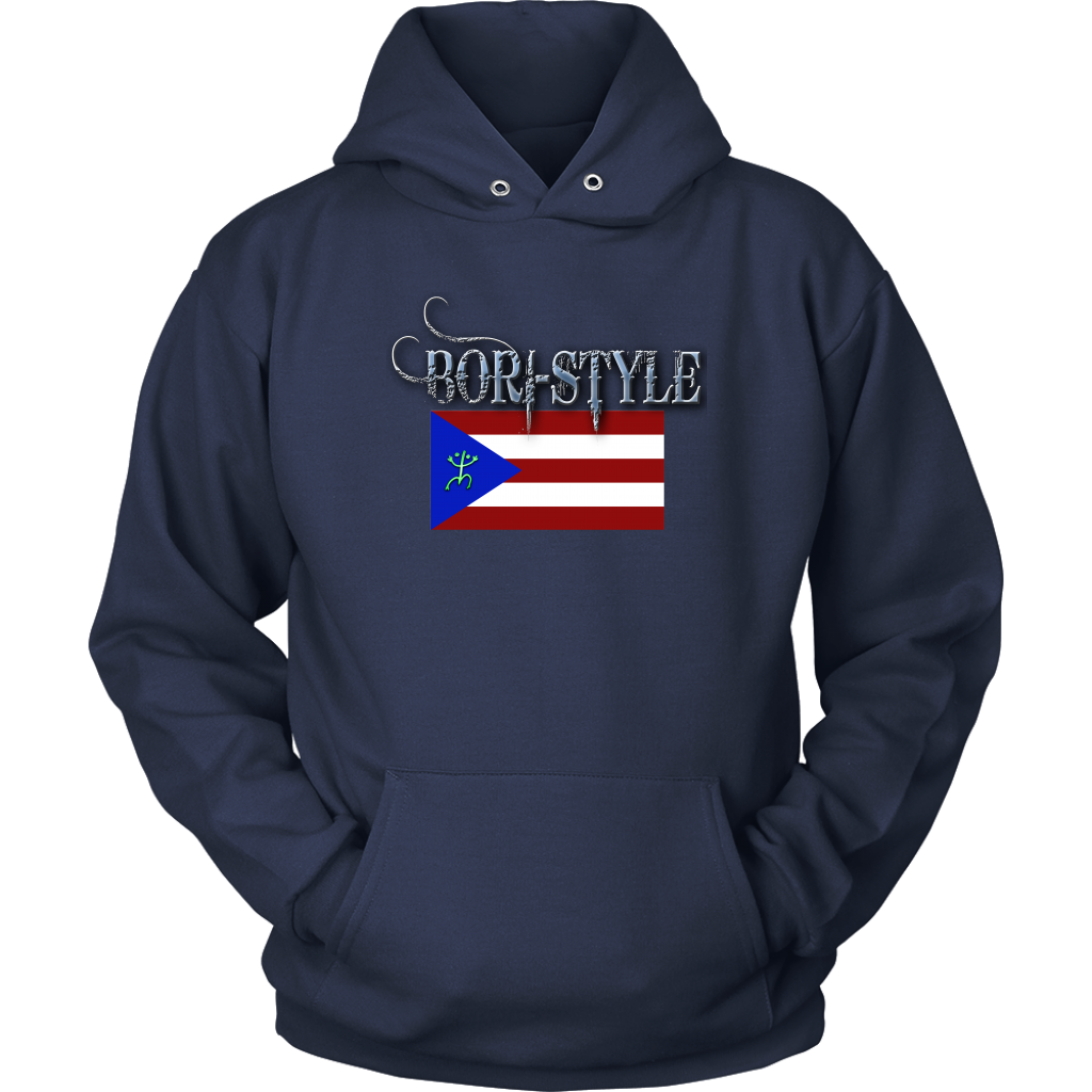 BORI STYLE FRONT/BACK IMAGES - HOODIE - Puerto Rican Pride