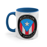 Thumbnail for Boricua Con Orgullo - Accent Coffee Mug, 11oz