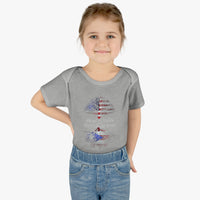 Thumbnail for American Grown W/ Puerto Rican Roots Infant Baby Rib Bodysuit