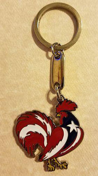 Thumbnail for ROOSTER FLAGS Keychain - Puerto Rican Pride