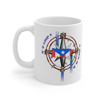 Thumbnail for Compass to Puerto Rico Ceramic Mug 11oz - Puerto Rican Pride