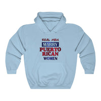 Thumbnail for Real Men Marry Puerto Ricans Unisex Heavy Blend™ Hooded Sweatshirt