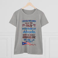 Thumbnail for Crazy Puerto Rican Abuela - Ladies SoftStyle Tee (Small-3XL)
