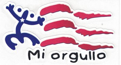 Mi Orgullo Coqui Flag Decal