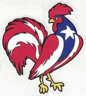 Puerto Rico Gallo Decal (Rooster)