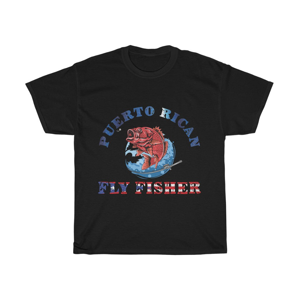Puerto Rican Fly Fisher - Unisex Heavy Cotton Tee