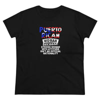 Thumbnail for Strong Puerto Rican Woman Because...Women's Heavy Cotton Tee