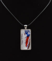 Thumbnail for Puerto Rico Rope Waving Flag Necklace