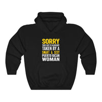 Thumbnail for Sorry taken By Puerto Rican Woman - Unisex Heavy Blend™ Hooded Sweatshirt