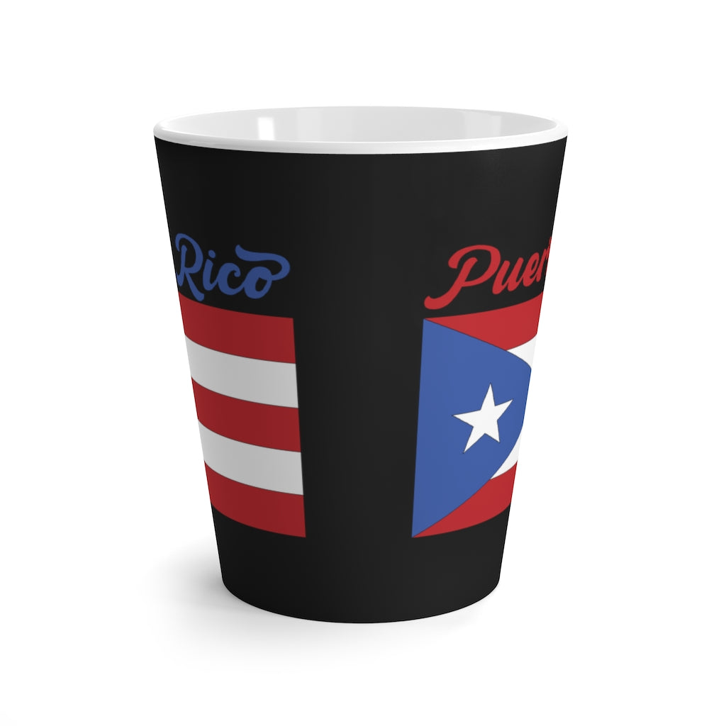 Puerto Rico Flag Latte Mug 12oz