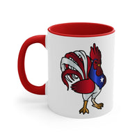 Thumbnail for Proud Puerto Rico Rooster - Accent Coffee Mug, 11oz
