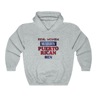 Thumbnail for Real Women Marry Puerto Ricans Unisex Heavy Blend™ Hooded Sweatshirt