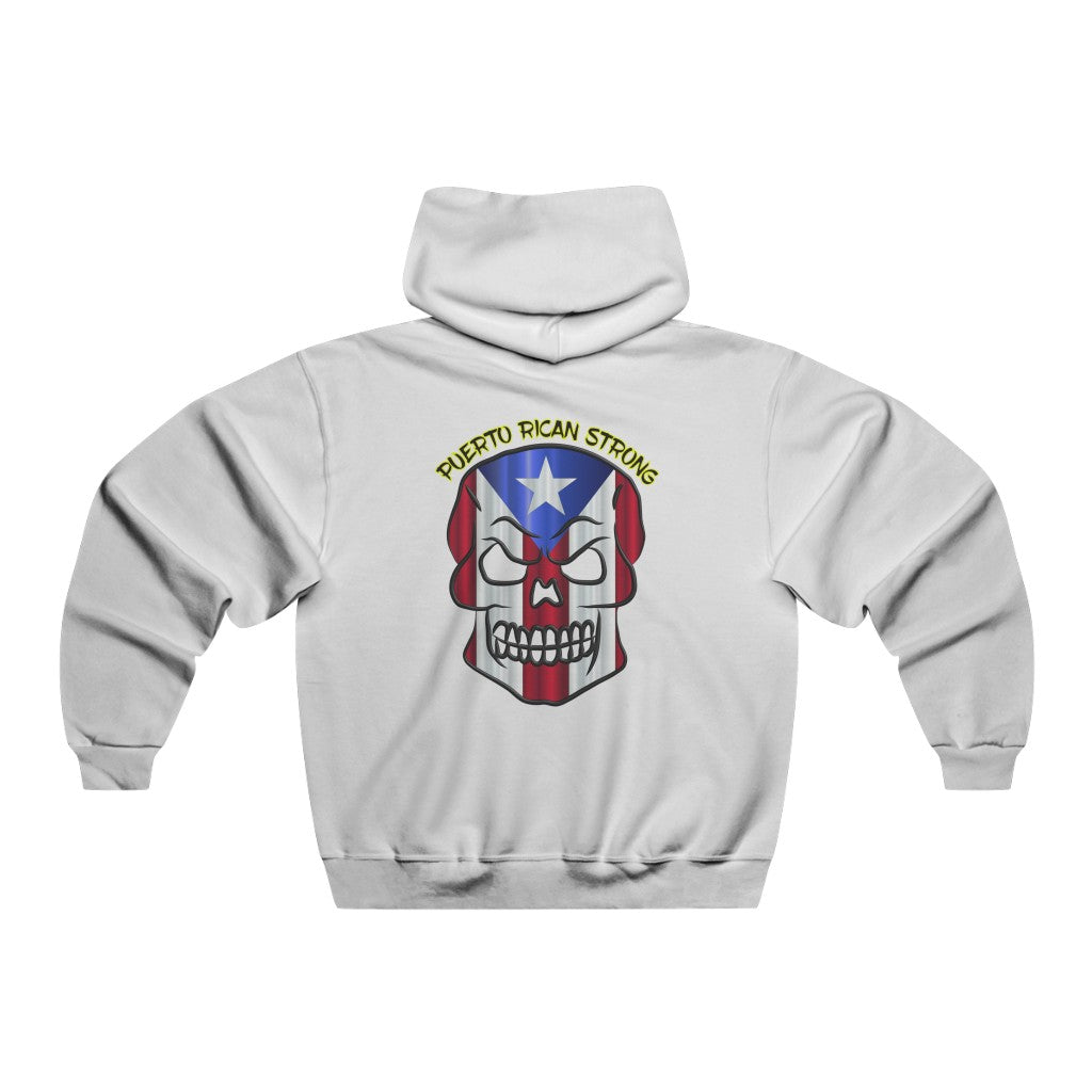 PR STRONG SKULL - Men's NUBLEND® Hooded Sweatshirt