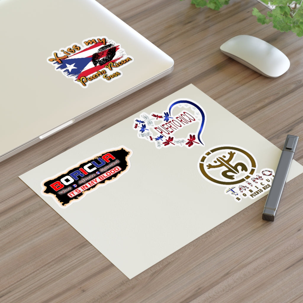 4 Puerto Rico Themed Sticker's Per Sheet (Set 2)