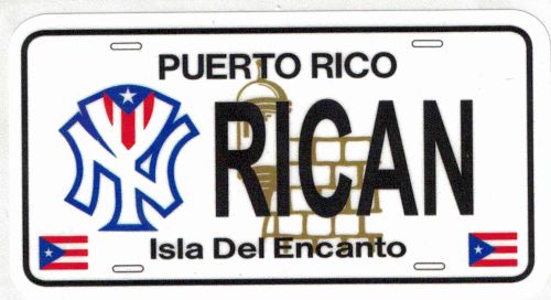 NY RICAN 1 Decal