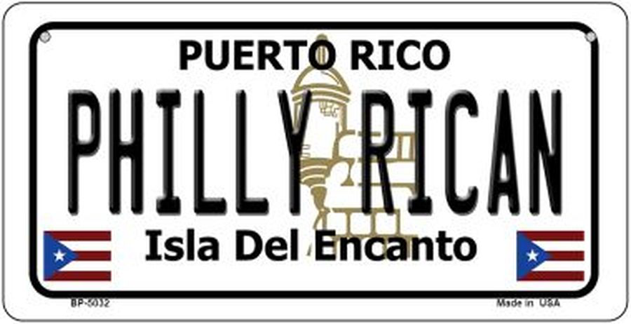 Mini PHILLY RICAN License Plate