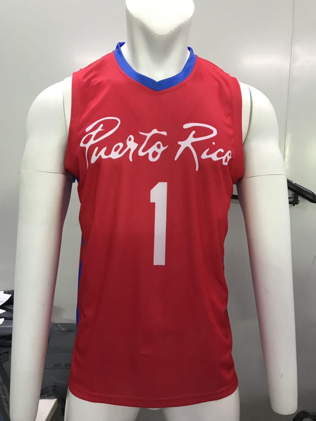 Basketball Jersey - Puerto Rico 1 - Puerto Rican Pride